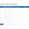 5S Supplies Hourly Production Tracking Board Aluminum Dry Erase 32in x 24in HOURLYTRACK-3224-DRYERASE - alternate 1